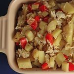 Sweet and Spicy Crab Hash with a Poached Egg