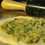 Pea & Herb Stuffed Indian Flatbread (Naan)