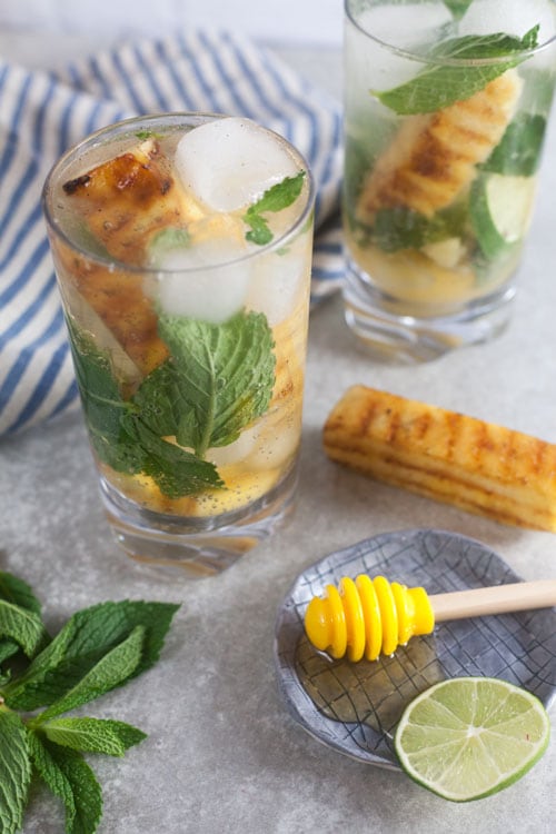 Grilled Pineapple Mojitos | Healthy. Delicious.