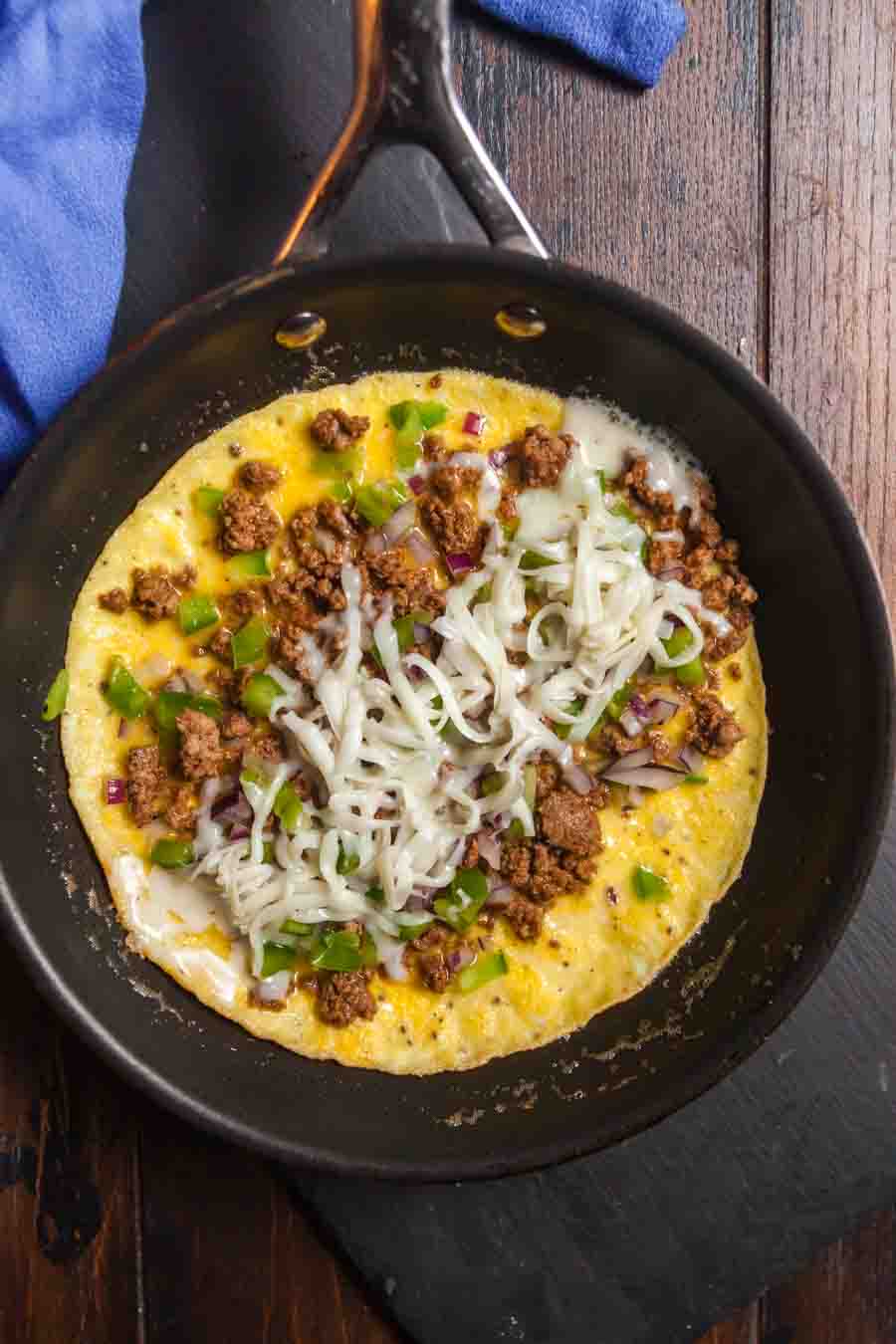 Mexican Omelette With Chorizo | Healthy Delicious