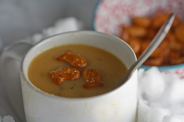 Cheddar & Ale Soup