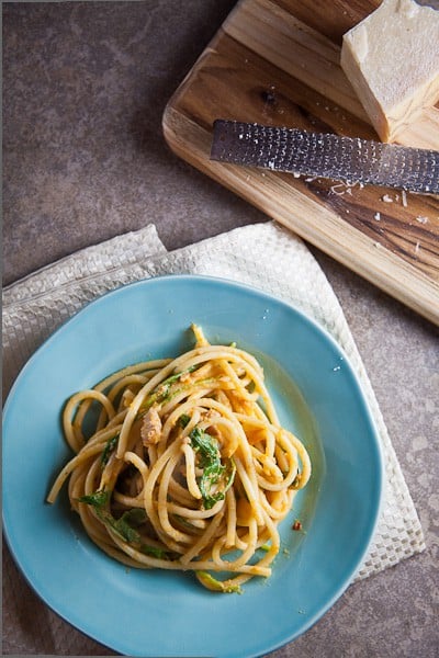 Pasta with Pumpkin Cream Sauce 6