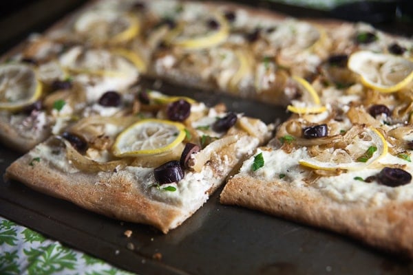 Lemon, Fennel + Olive Pizza 9