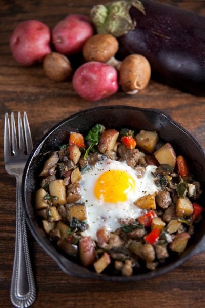 Farmers Market Hash With Baked Eggs | Healthy Delicious