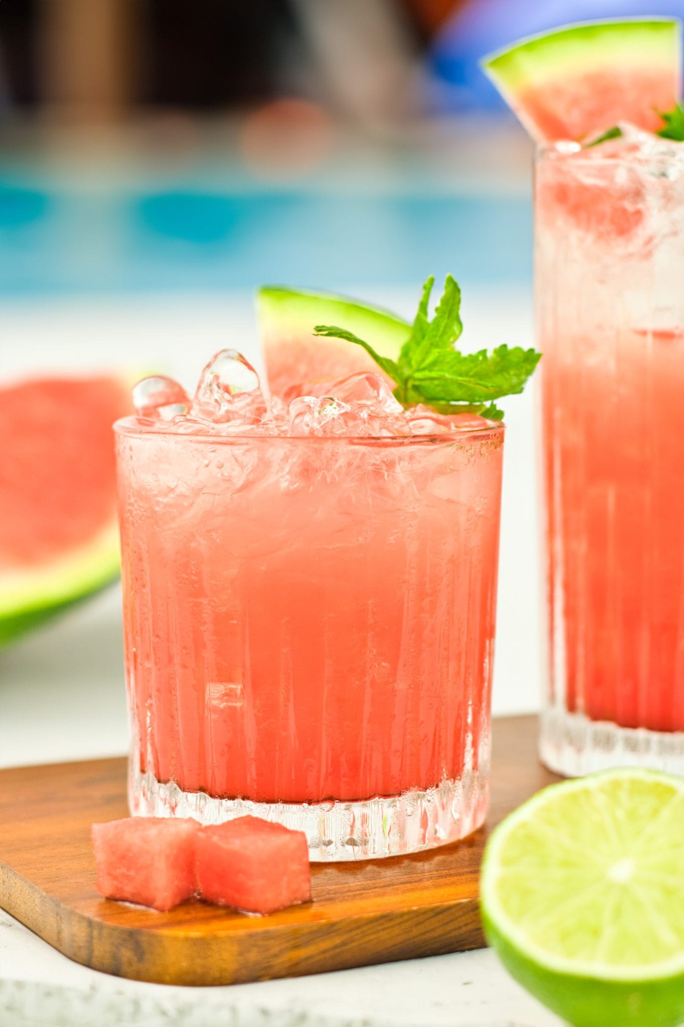 Sparkling Watermelon Mocktail Healthy Delicious 1246