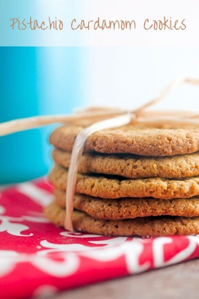 Pistachio Cardamom Cookies | Healthy Delicious