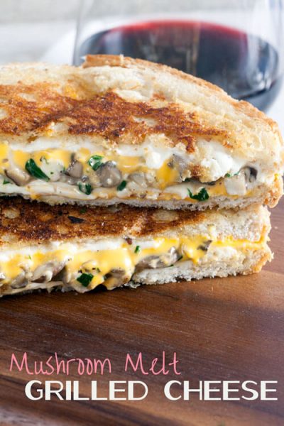 Mushroom Melt Grilled Cheese | Healthy Delicious