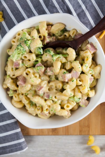 Ultra Creamy Stovetop Mac And Cheese With Broccoli + Ham | Healthy ...