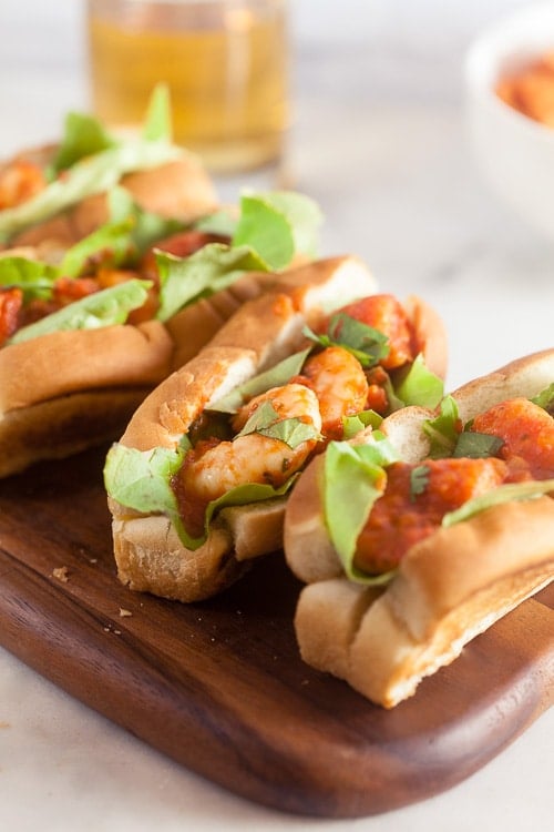 Spicy Sriracha Shrimp Rolls