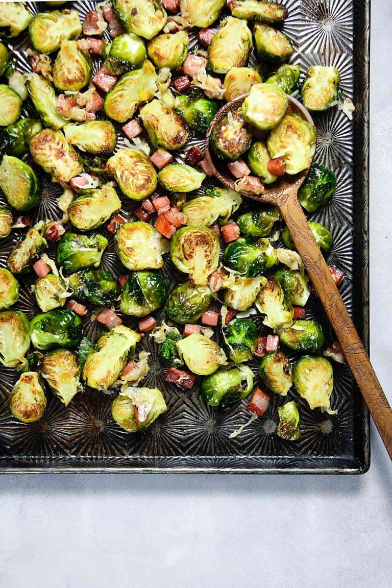 Asiago Roast Brussels Sprouts With Crispy Speck Alto Adige | Healthy ...