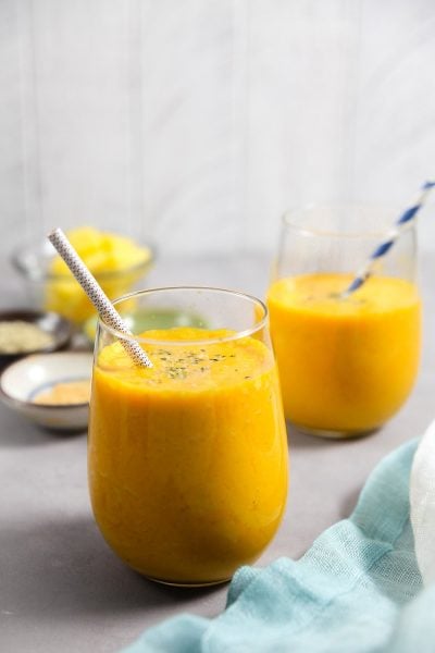 Pineapple Ginger Immunity Smoothies | NutriBullet Balance Review