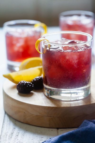 3 Ingredient Blackberry Gin Cocktails 