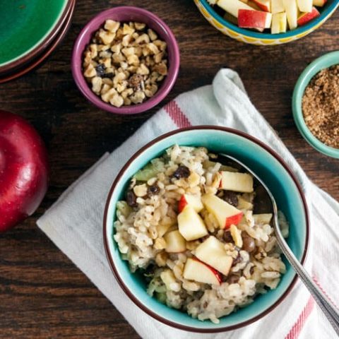 Breakfast Risotto With Apples And Raisins | Healthy Delicious