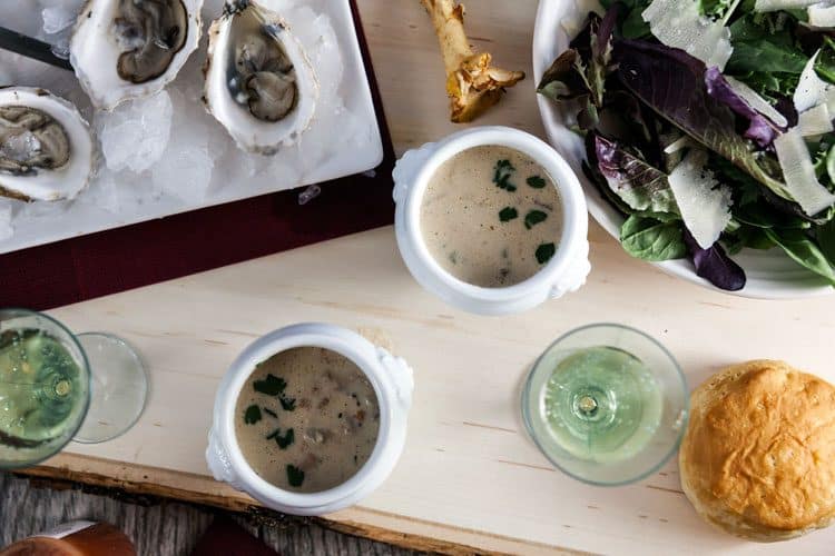 Wild Mushroom And Oyster Stew