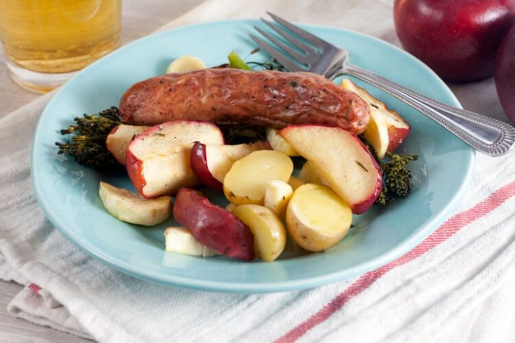 Roast Sausages With Apples And Parsnips | Healthy. Delicious.