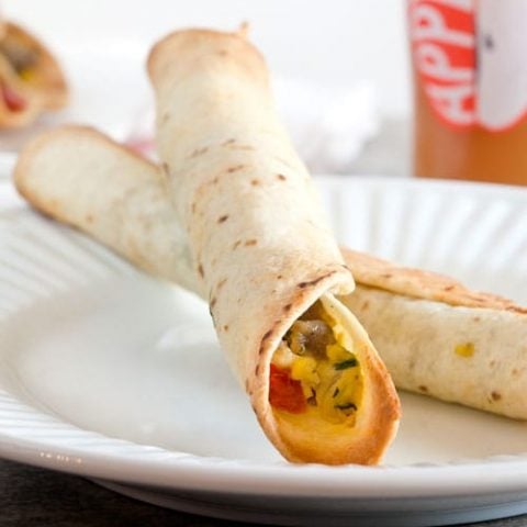 Baked Breakfast Taquitos Healthy Delicious