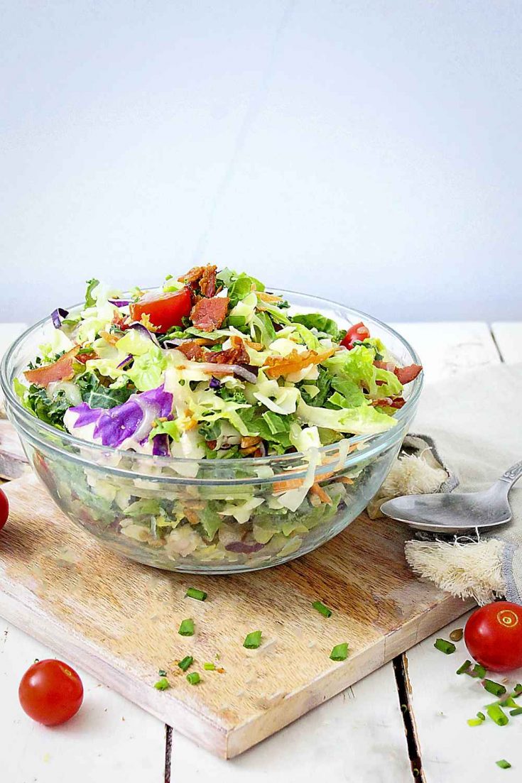 Crunchy Chopped Salad With Asian Dressing (Gluten-Free, Paleo ...