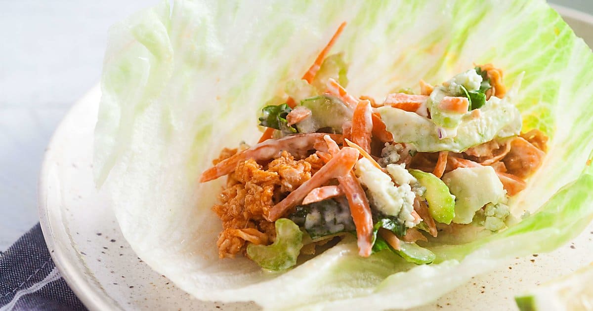 Low Carb Buffalo Chicken Lettuce Wraps Recipe Healthy Delicious