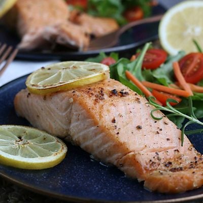 Perfect Air Fryer Salmon (Low Carb, Gluten Free, Whole 30) | Healthy ...