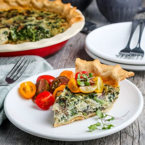 How To Make Spinach Quiche | Healthy Delicious