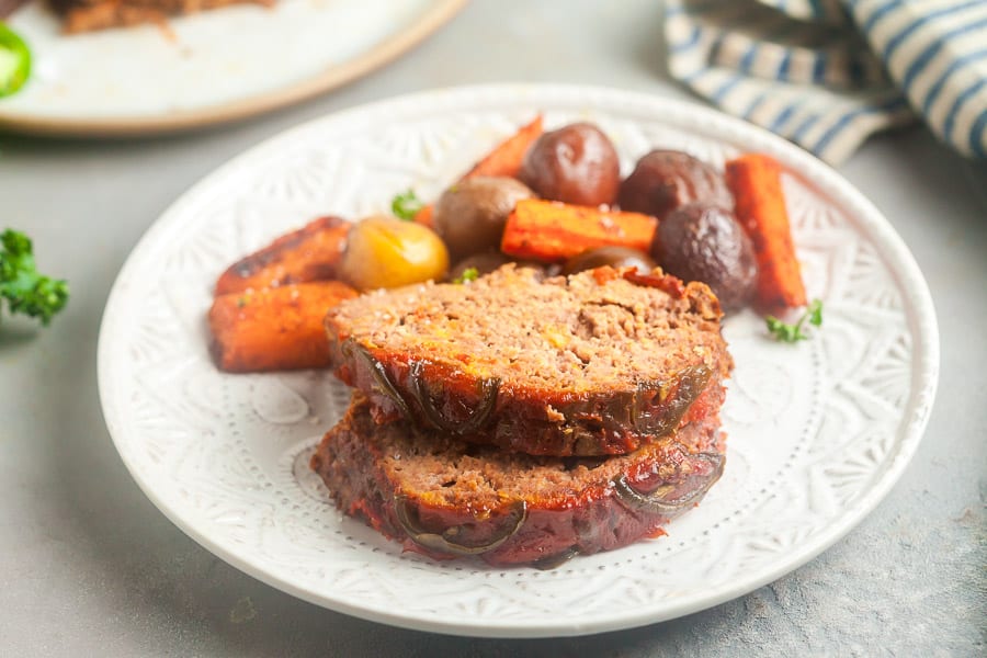 The BEST Thai Barbecue Crock Pot Meatloaf | Healthy Delicious