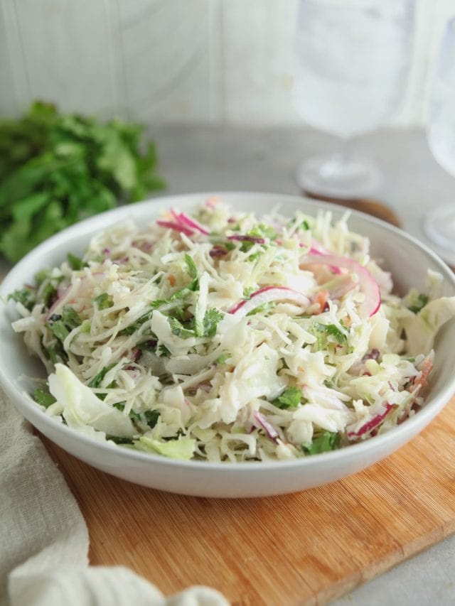 Greek Yogurt Coleslaw Story Healthy Delicious