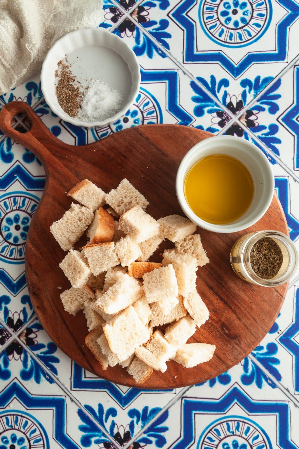 Air Fryer Sourdough Croutons